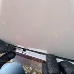 プリウスZVW30のリアバンパーの隙間対策の 補強プレートの画像