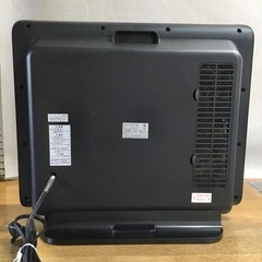 ベルソス セラミックヒーター 人感センサー 足元 ファンヒーター 暖房器具 電気ヒーター 電気ストーブ セラミックファンヒーター ワイド JSH-1200 ブラックの画像