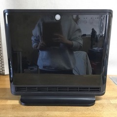 ベルソス セラミックヒーター 人感センサー 足元 ファンヒーター 暖房器具 電気ヒーター 電気ストーブ セラミックファンヒーター ワイド JSH-1200 ブラックの画像
