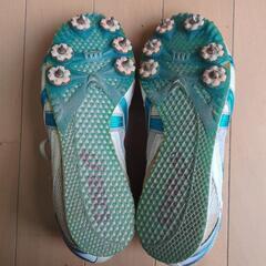 asics スパイク付きシューズの画像