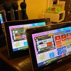 全て取り外し済み。お渡しは神戸市。DAMカラオケ営業に必要な一式揃ってます！の画像