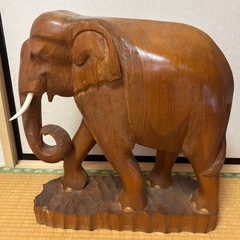 象　置物　の画像