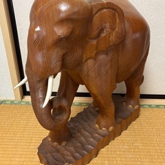 象　置物　の画像