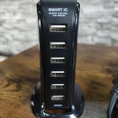 本日限りのお値段　HEXA 6ポート デスクトップUSB-ACチャージャーの画像