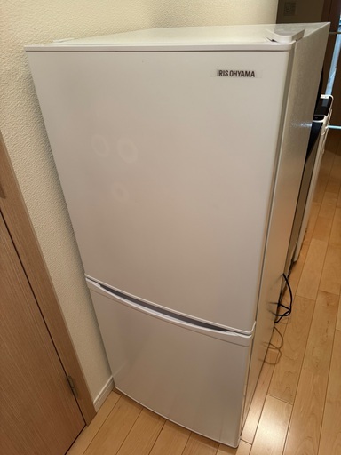 冷蔵庫142L、アイリスオーヤマ製、2020年製