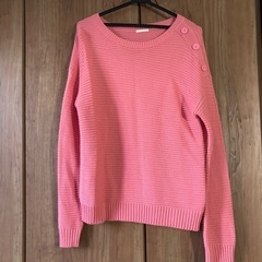 GU セーター　ピンク　Lサイズ