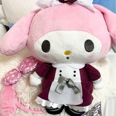 マイメロ ポシェット カチューシャ ぬいぐるみの画像