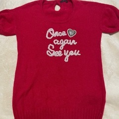 ♡激カワパフスリーブ半袖セーター　レトロの画像