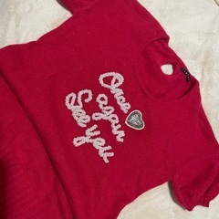 ♡激カワパフスリーブ半袖セーター　レトロの画像