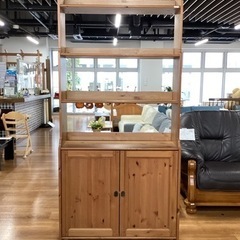 カントリーキャビネット【町田市再生家具】243425