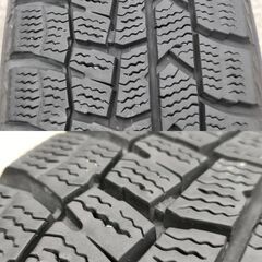 タ3 WEDS LAUFBAHN 4.5J-14 100-4H +45 WINTER MAXX 155/65R14 2022年 バリ山付き 軽自動車用スタッドレスの画像