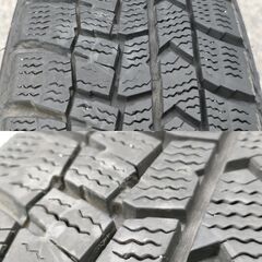 タ3 WEDS LAUFBAHN 4.5J-14 100-4H +45 WINTER MAXX 155/65R14 2022年 バリ山付き 軽自動車用スタッドレスの画像