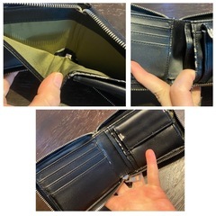 DIESEL✨人気完売形✨二つ折り財布✨ロゴ掘りデザイン✨の画像
