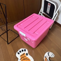 収納ケース　ピンク　コンテナ