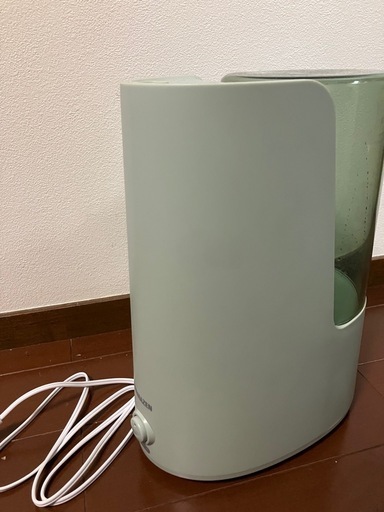 アロマオイル使用可能　山善　スチーム式加湿器
