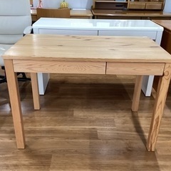 ワークデスク　(引き出し２ケ所)【町田市再生家具】243414