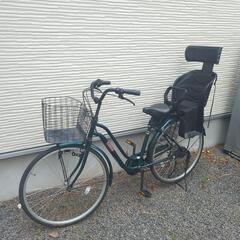 子供乗せ自転車　防犯登録解除済み