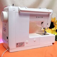 【◆軽くて使いやすい◆SINGER 家庭用ミシン】整備済み品 現品管理番号：s0310_005wの画像