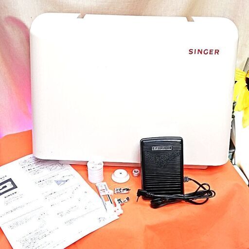 【◆軽くて使いやすい◆SINGER 家庭用ミシン】整備済み品 現品管理番号：s0310_005w