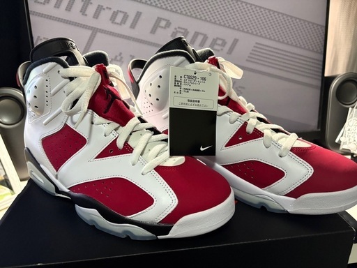 新品未使用 暗所保管 2021 エアジョーダン6 カーマイン OG 28cm 黒タグアリ 早い者勝ち 物々交換可