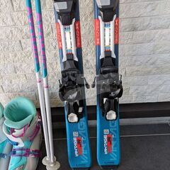 スキー4点セット　板120センチ　　ブーツ22センチの画像