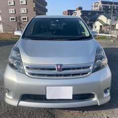 トヨタ　7人乗り　37.8万円　アイシス　プラタナ　H22　10.8万㎞　車検2年付　ナビ　ETC　の画像