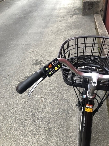【京都】京の楽チャリ　電動アシスト自転車　ヤマハ　茶色
