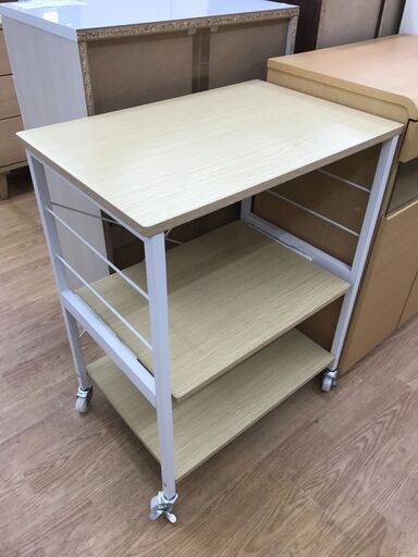 ★ジモティ割あり★  レンジ台  H75×W60×D40 クリーニング済み KJ8738