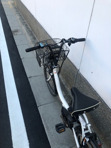 京都】京の楽チャリ 電動アシスト自転車 ヤマハ シティC 白色
