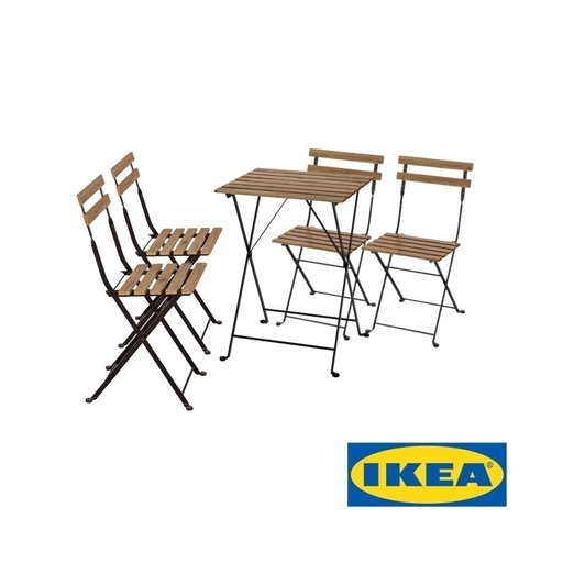 IKEA イケア TÄRNÖ テルノー　ガーデンテーブル \u0026 チェア×4