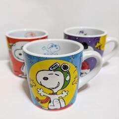 PEANUTS ✕ ケンタッキー(非売品)　スヌーピーマグ３個セットの画像