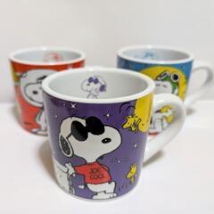 PEANUTS ✕ ケンタッキー(非売品)　スヌーピーマグ３個セットの画像