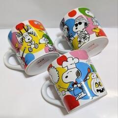 PEANUTS ✕ ケンタッキー(非売品)　スヌーピーマグ３個セットの画像