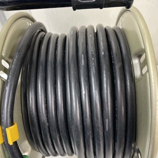 R372 ☀️ NICHIDO コードリール 100V 屋内用 漏電保護専用ブレーカー付 20m NP-EB24 ⭐ 動作確認済 ⭐ 簡易クリーニング済