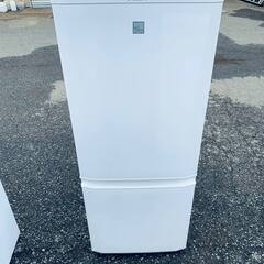 ?三菱 ノンフロン冷凍冷蔵庫 MR-P15EZ-KW