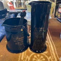 【引き取り限定】中古　サントリー　アイスペール　ピッチャー　マド...