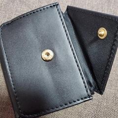 新品 未使用 不思議の国のアリス 3つ折財布 ミニ財布 ウォレット ブラックの画像