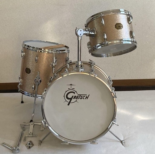 希少レアgretsch グレッチ ドラムセット　70年代　シャンパンスパークル