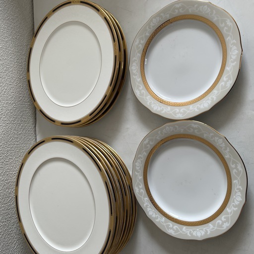 高級ブランド 皿 ノリタケ Noritake 大量 まとめ売り 14枚セット ノリタケ Noritake 金彩 プレート ディッシュ キッチン　食器 ホテル