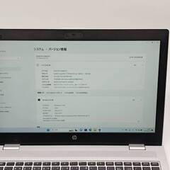 バッテリ新品★ フルHD 15.6 HP ノートPC PROBOOK 650G4 Core i7-8550U windows11 pro 16GB SSD256GB  カメラあり オフィス (B611)