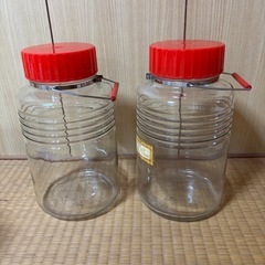 【値下げ】果実酒瓶 5本 大・中・小の画像