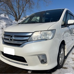 【ご成約】車検2年付❗️セレナ C26 ハイウェイスター Vセレクション❗️4WD❗️冬夏タイヤ❗️の画像