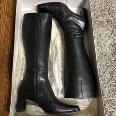 本革　ロングブーツ