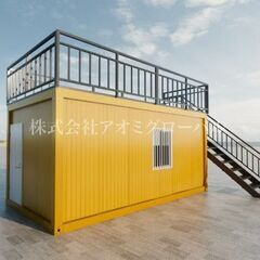 全国OK 組立式プレハブハウス コンテナハウス ユニットハウス 狭小地でも設置可能 別荘や物置、事務所にもの画像