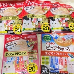 6【定価約6000円相当】ちゅーる100本　まぐろ海鮮バラエティ...