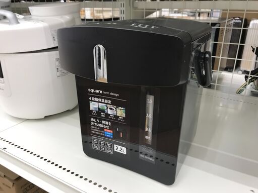 ★ジモティ割あり★ アイリスオーヤマ 電気ポット IAHD-122-B 2.2L 2021年製 動作確認／クリーニング済み KJ8753