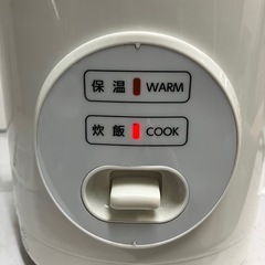 ☆値引き☆O 2503-326 YAMAZEN 小型炊飯器 YJE-M150 2021年製 通電確認済み 1.5合炊き 取扱説明書付き キズ 汚れありの画像