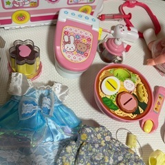 メルちゃん　お医者さんセット　ラーメン　トイレの画像