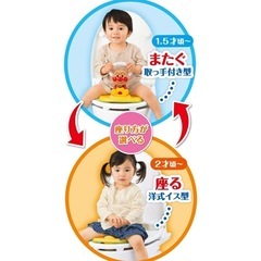【新品未使用品・試用無し】3way アンパンマン補助便座の画像