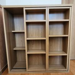 【3/12受渡し予定】訳あり可動式 スライド本棚(3/23まで)の画像
